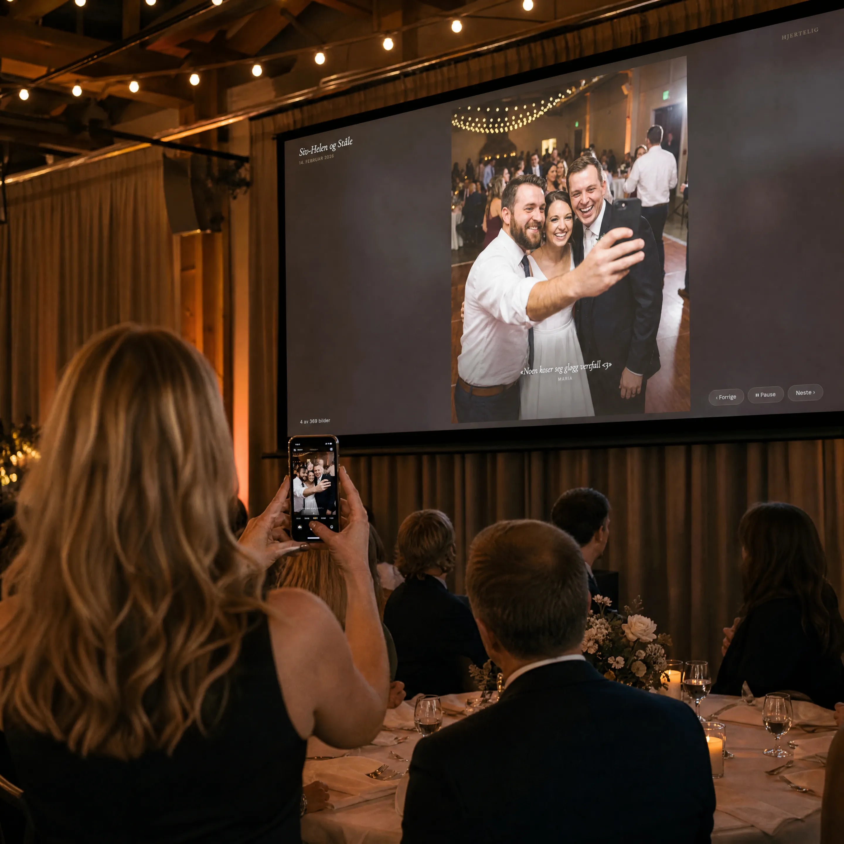 Gjør gjestene til fotografer – Hjerteminner Digital Bryllup