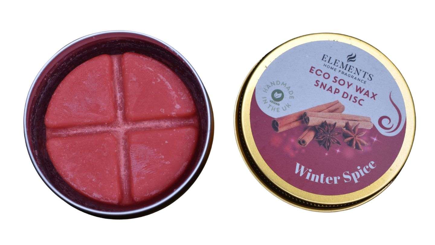 Eske med duftvoks som lukter kanel
