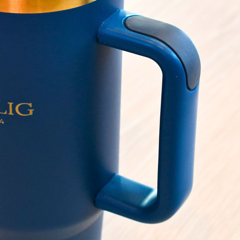 Håndtaket på termokoppen har et område med silikon på seg for at man skal få bedre grep.