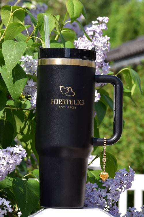 Hjertelig-termokopp med hjerte smykke- pynt