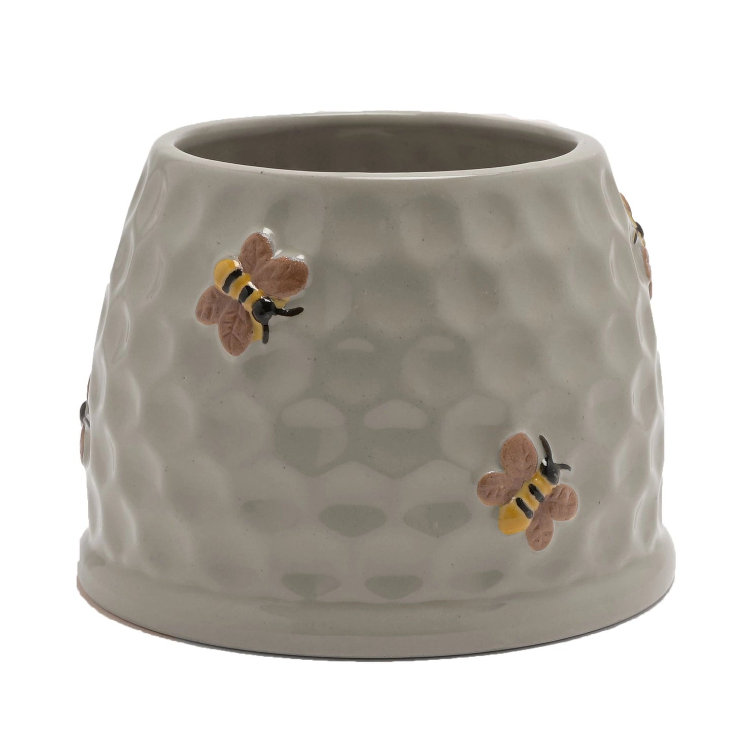 Blomsterpotte honningkrokke med bie detaljer. Unik og morsomt tilbehør til ditt hjem. Til den planteglade.