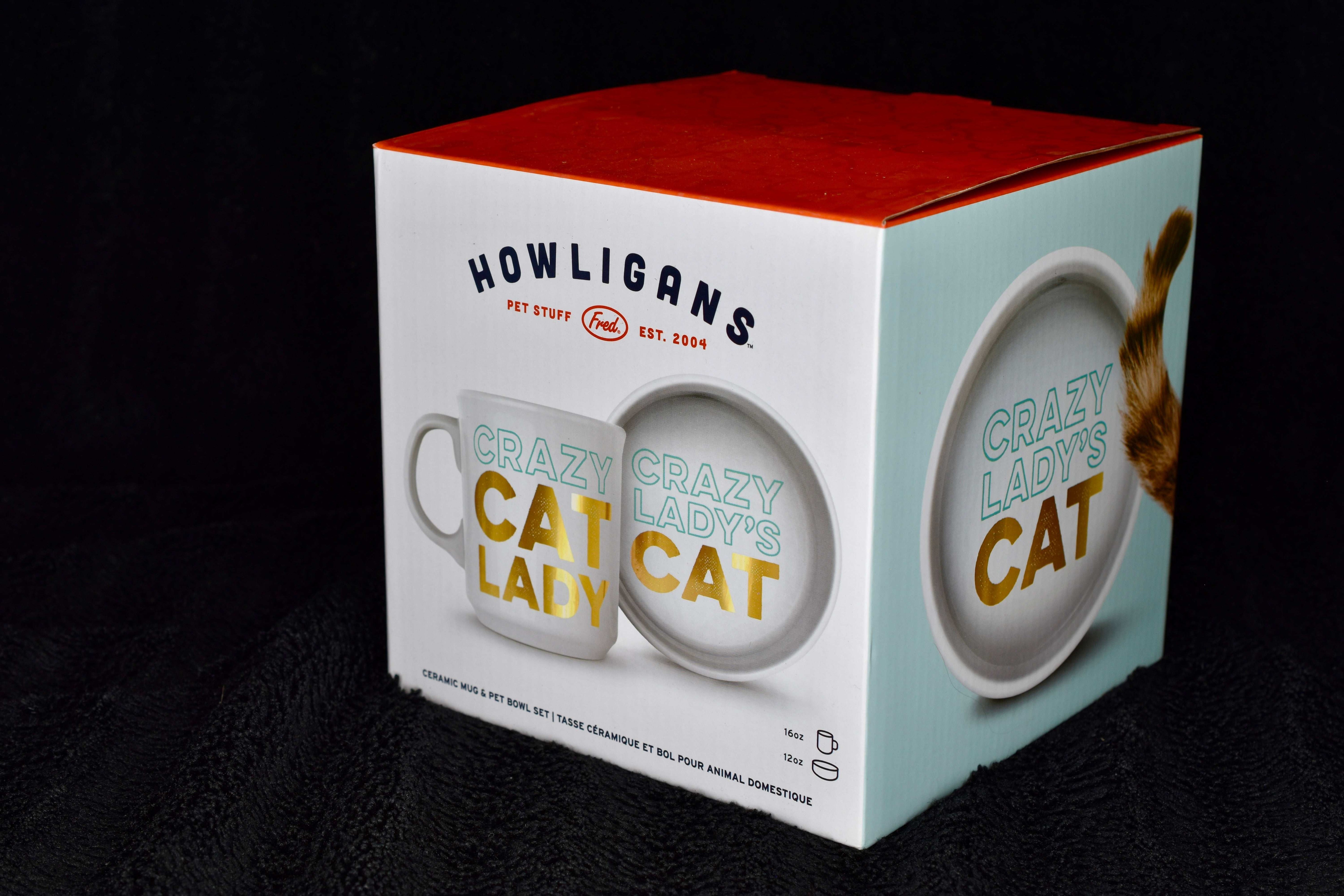 Katteskål og kaffekopp i emalasjen