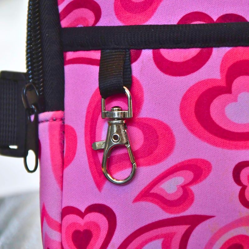 Krok på vesken til termokoppen så man enkelt kan henge ting på om ønskelig.