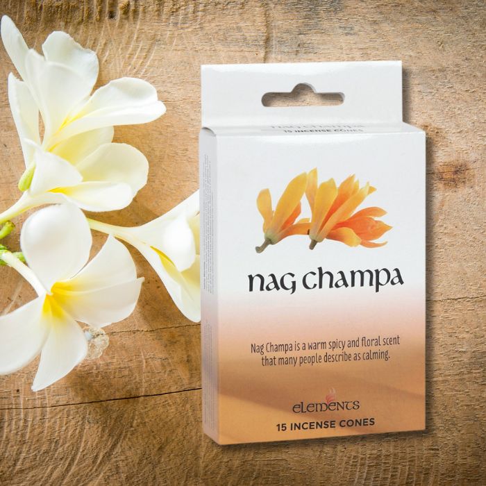 Nag Champa røkelseskjegler innpakning