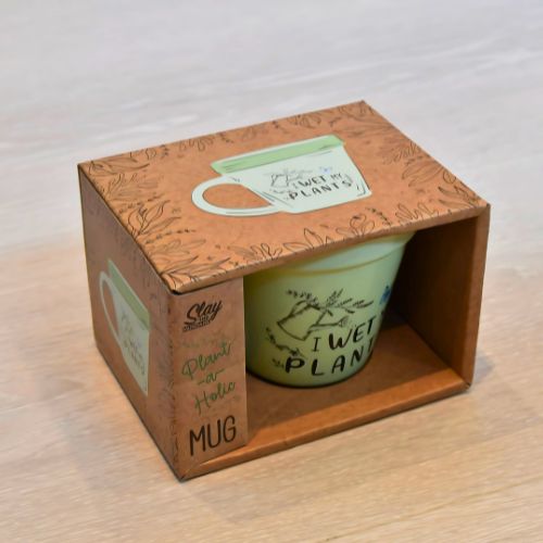 Plantekoppen kommer i en veldig fin eske og er derfor veldig lett å gi bort i gave til plante-eskerene.