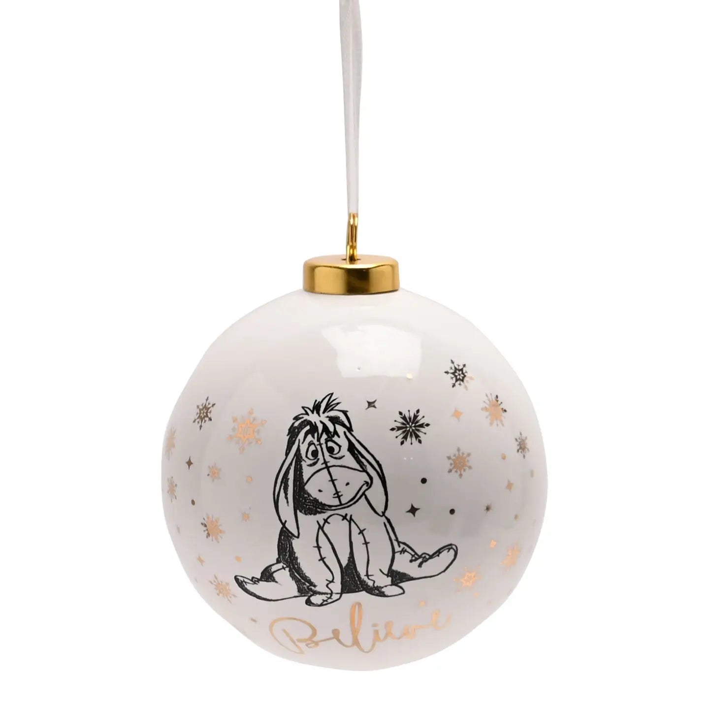 En stor julekule i keramikk fra Disney. Med design av Tussi fra Ole Brum