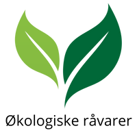 To blad i lysegrønn og mørkegrønn som symboliserer at vi bruker økologiske råvarer i vår kosmetikk