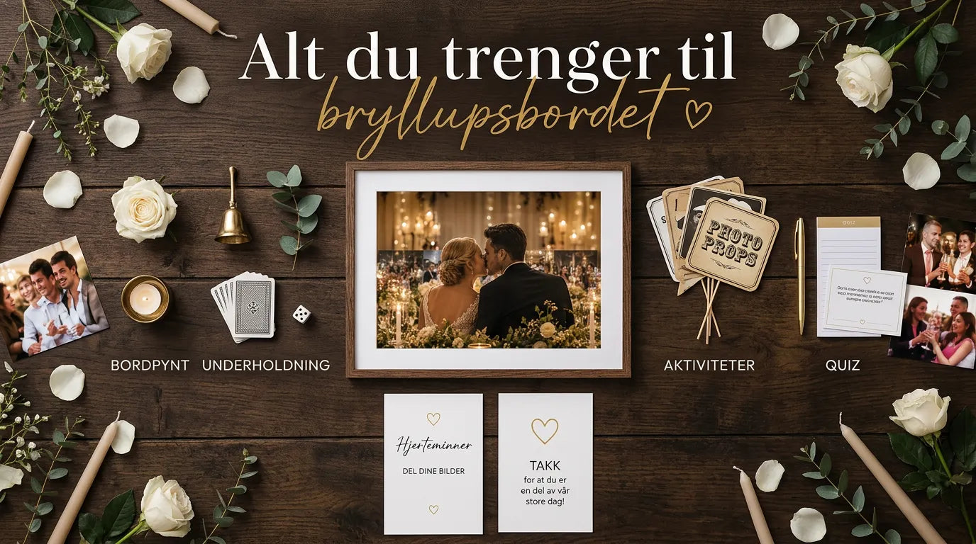 En guide for de som skal ha bryllup i 2026. Hva engasjerer, underholder og gjør bryllupsfesten uforglemmelig