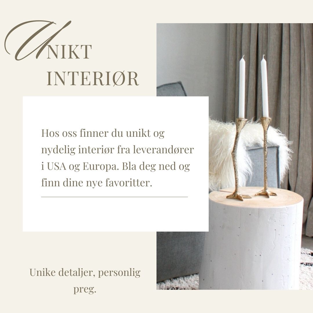 Interiør | Håndlaget Design, Vaser, Telysholdere & Pynt – Hjertelig AS