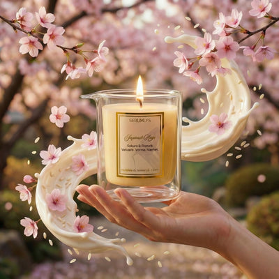 Japansk hage er et serumlys med naturlige oljer. Bivoksen i lyset gjør at lyset stivner, og når det tennes så smelter oljene til en herlig naturlig varm oljeblanding man kan bruke på hele kroppen. Den pleier, varmer, får alle musklene i kroppen til å slappe av, gir ro, vellvære, selvpleie og en haug med andre fordeler for kroppen og helsen. Med en fantastisk duft av sakura og rismelk. Dette er hudpleie du tenner på, bokstavlig talt! 