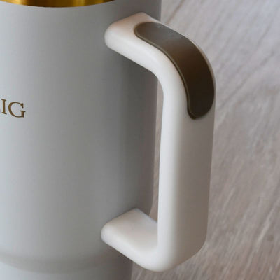 Håndtaket har et silikongrep