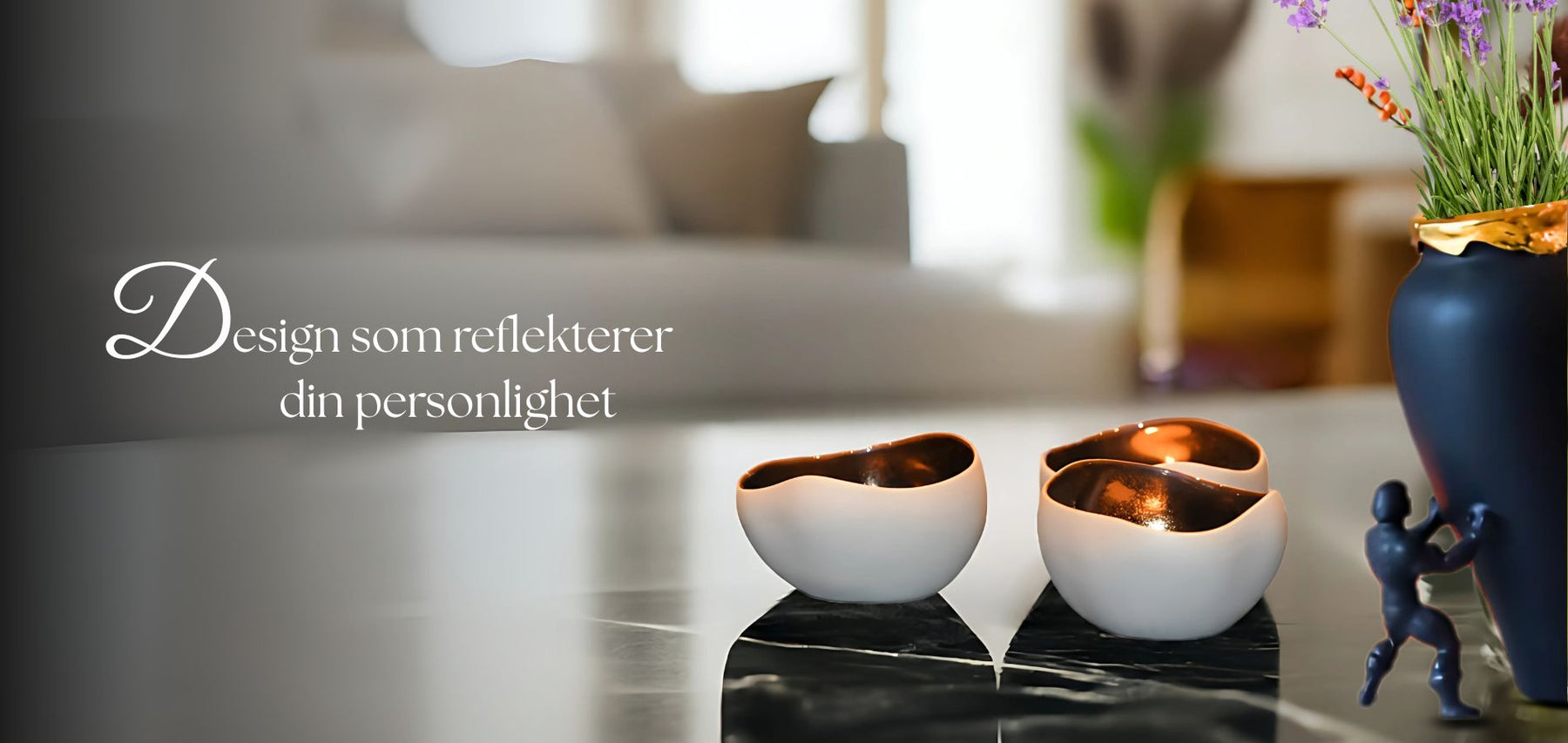 Interiør | Håndlaget Design, Vaser, Telysholdere & Pynt – Hjertelig AS