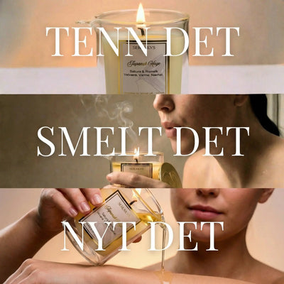 Serum lys er et naturlig hudpleie produkt for kroppen. Varme oljer som smelter og gir kroppen ny næringsrik pleie og ro. Ikke bare er dette lyset laget av naturlige planteoljer til kroppen, den gir også en opplevelse. Den får kroppen til å slappe av og lade batteriene. Varme, nærhet, egenpleie, egenomsorg og det å bare være tilstede i øyeblikket. Dette er noe som må prøves! Sett av tid til DEG! Du fortjener det!