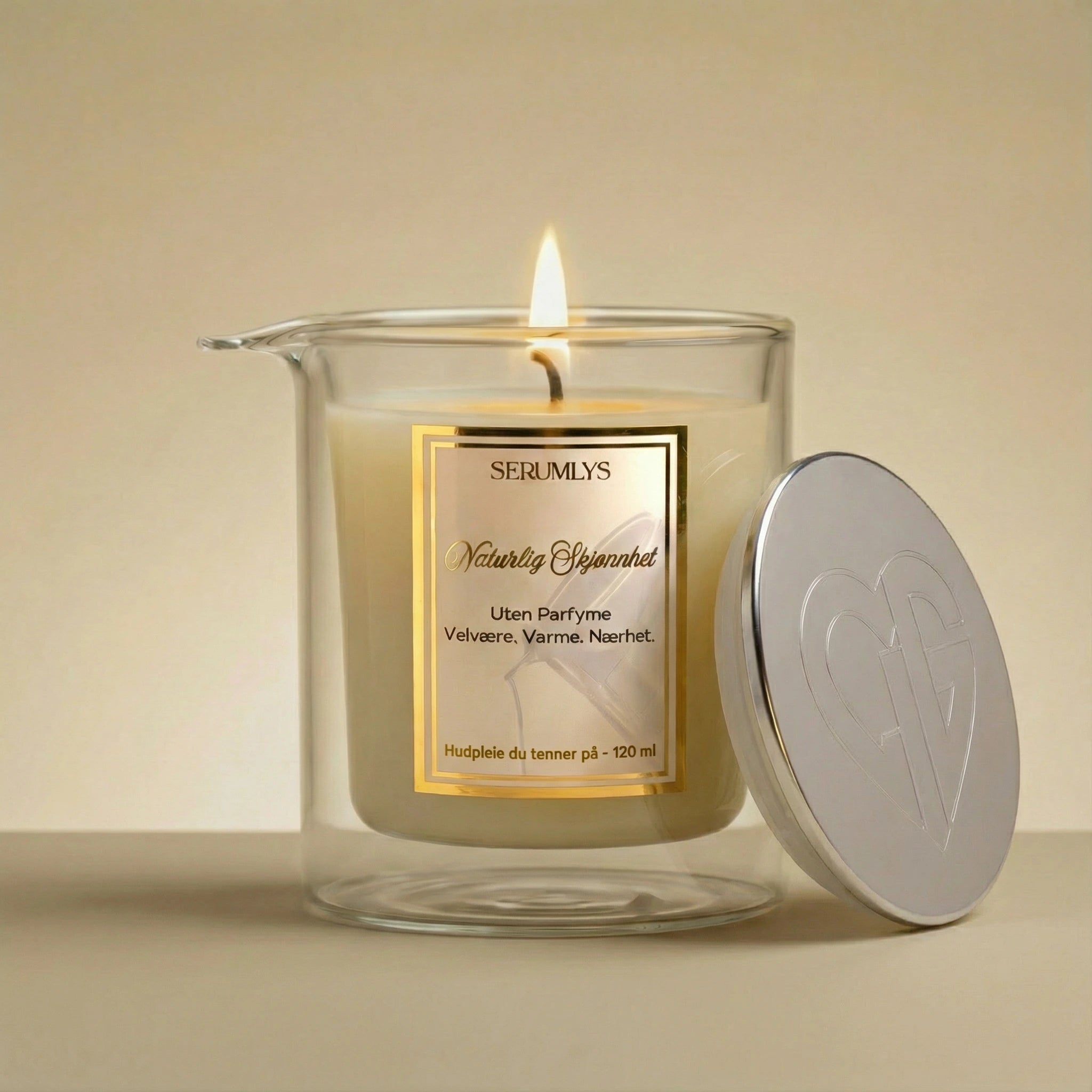 Parfymefri Serumlys™ Naturlig Skjønnhet for sensitiv hud. Norskprodusert hudpleie uten duftstoffer.